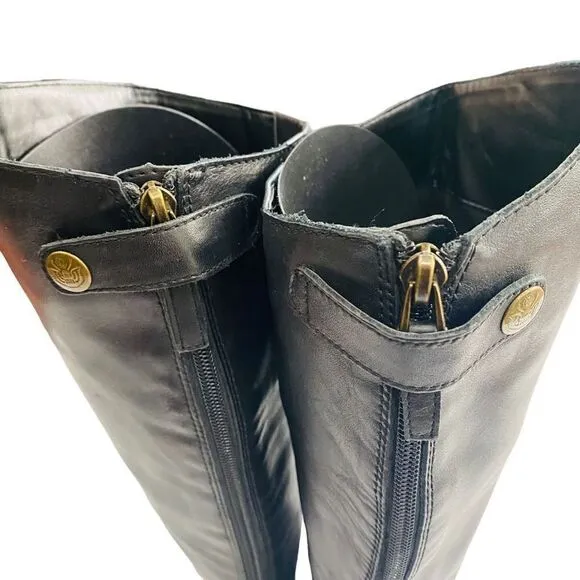 Sam Edelman Leather Knee High Boots Size 4.5