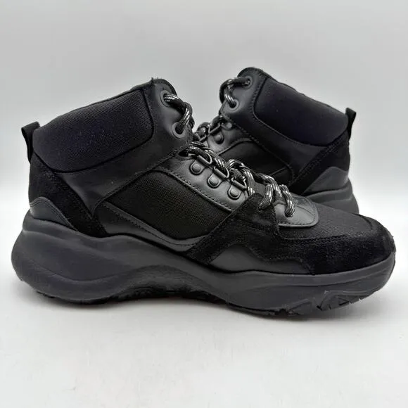 SAS Mens Hi Country-Y Hiking Boots 9 M Black Cast Iron Lace Up Lightweight NIB
