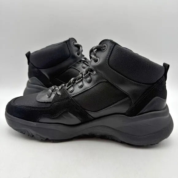 SAS Mens Hi Country-Y Hiking Boots 9 M Black Cast Iron Lace Up Lightweight NIB