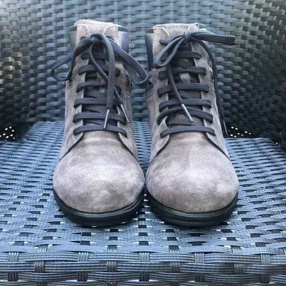 SAYDO Laced Up Suede Booties EU 36/37