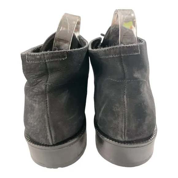 Scandro Mens Size EU 43US 10 Black Boots Suede Uppers Lace Up