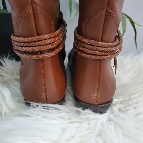 Scruples Brown Soft Leather Riding Boots 6.5