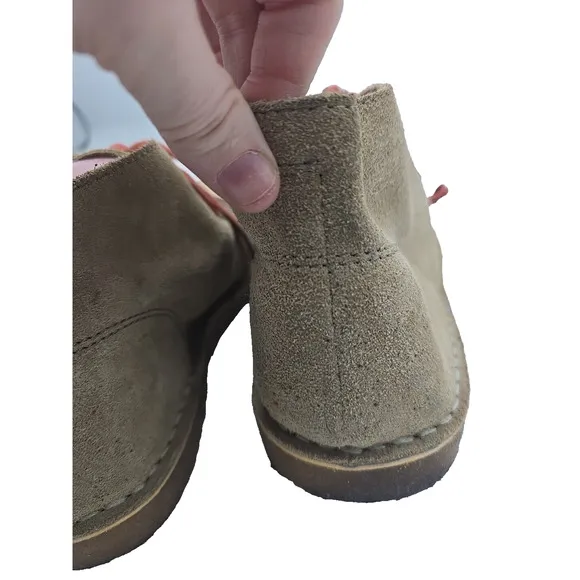 SeaVees Sand Suede 3-Eye Lace Up Round Toe Ankle Chukka Boots Men's Size 11