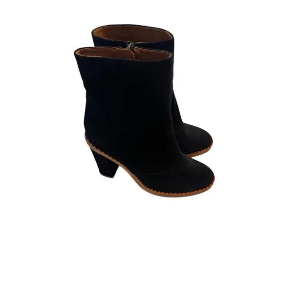 See by Chloe size US 10 (40) black block heel boots - EUC