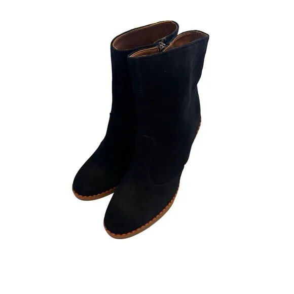 See by Chloe size US 10 (40) black block heel boots - EUC