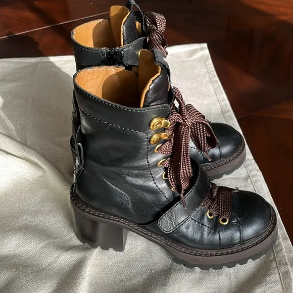 SeeByChloe Leather Booties