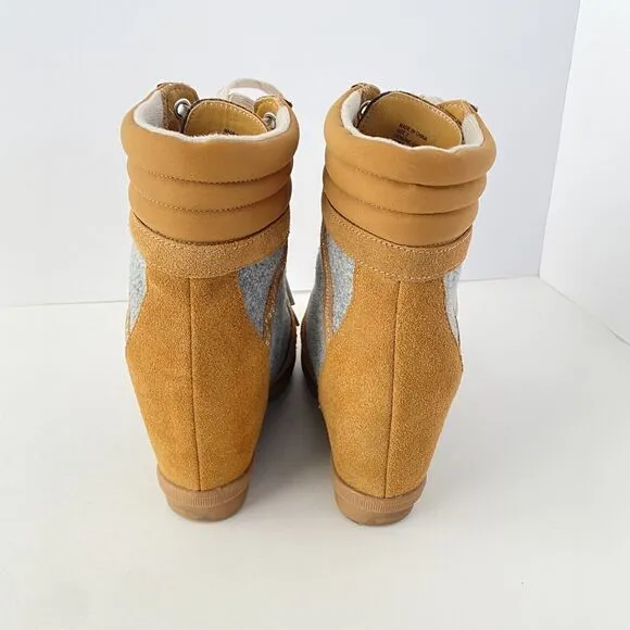 Serra Womens Boots Genuine Cow Suede Leather Brown Sz 7 Urban Chic Lugged Lexie