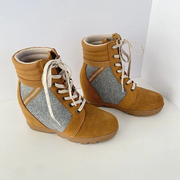 Serra Womens Boots Genuine Cow Suede Leather Brown Sz 7 Urban Chic Lugged Lexie