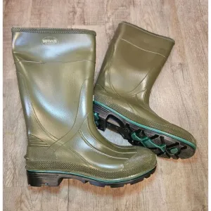 Servus by Honeywell Made in USA 16&quot; Green Rubber Soft Toe Boots Men's Size 14/15