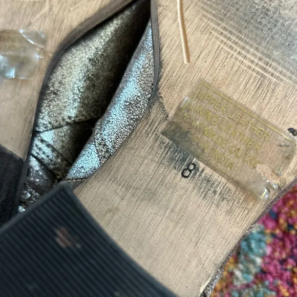 Seychelles for Anthropologie | Women’s silver distressed Lucky Penny ankle boots