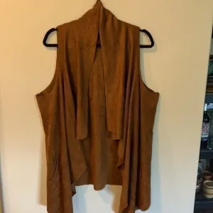 Shacket sleeveless Lagenlook Western Boho Draped Vest Beautiful 2XL Vest