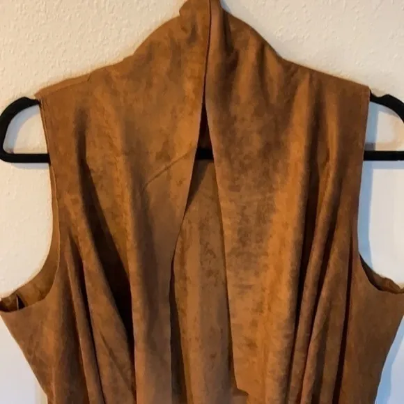 Shacket sleeveless Lagenlook Western Boho Draped Vest Beautiful 2XL Vest