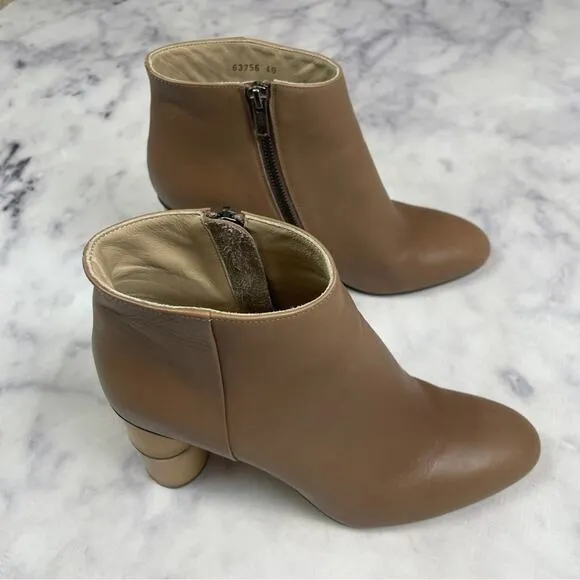 Shaina MoteIkebana Italian Leather Bamboo Heel Ankle Boots