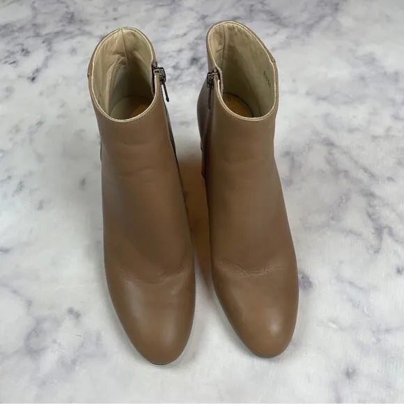 Shaina MoteIkebana Italian Leather Bamboo Heel Ankle Boots