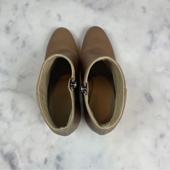 Shaina MoteIkebana Italian Leather Bamboo Heel Ankle Boots