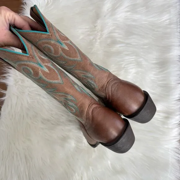 Shyanne | Women's Xero Gravity Embroidered Performance Western Boot Square Toe 9