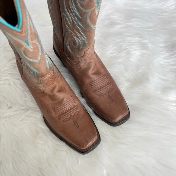 Shyanne | Women's Xero Gravity Embroidered Performance Western Boot Square Toe 9
