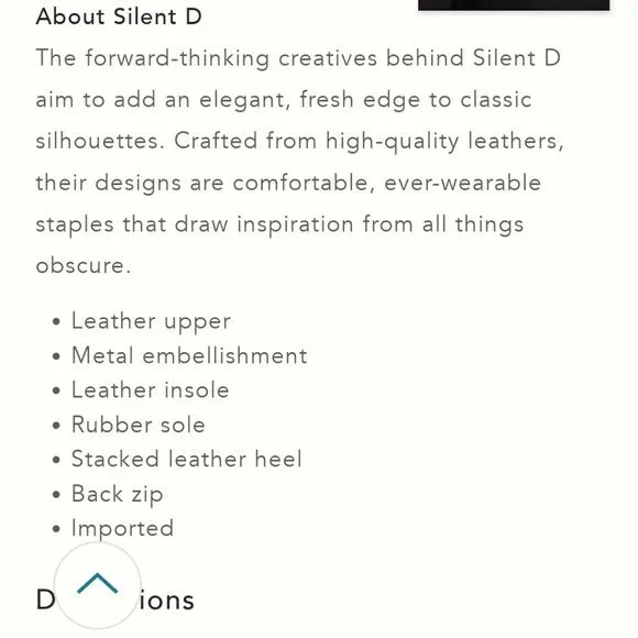 Silent D Anthropologie Chain Leather Boots