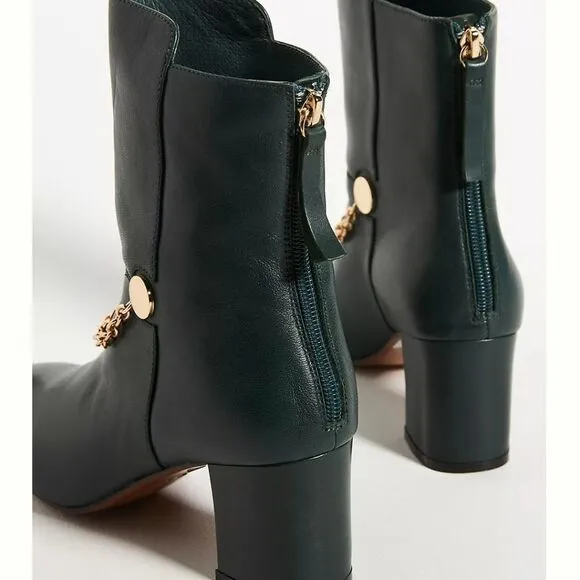 Silent D Anthropologie Chain Leather Boots