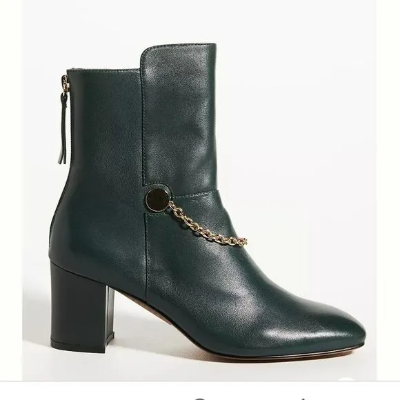 Silent D Anthropologie Chain Leather Boots