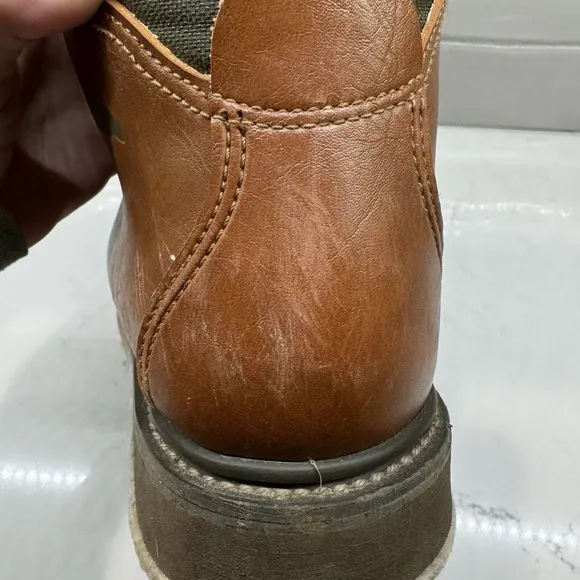 Simms Freestone Boots Mens Sz 9 Brown Leather Fly Fishing Felt Sole Wading Boots