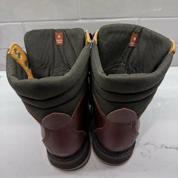 Simms Freestone Boots Mens Sz 9 Brown Leather Fly Fishing Felt Sole Wading Boots
