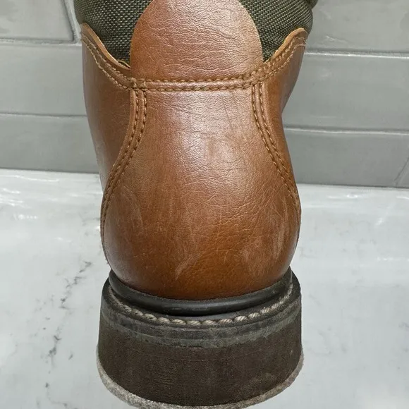 Simms Freestone Boots Mens Sz 9 Brown Leather Fly Fishing Felt Sole Wading Boots