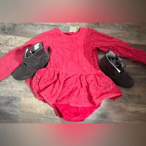 Size 6 Eliza Grace Clothing Boutique Christmas Romper