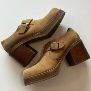 Sketchers - 9.5, “somethin’ else” block heel chunky boots