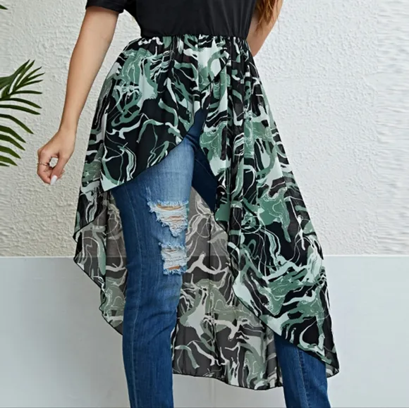 Sleek Asymmetry Curvy Dress
