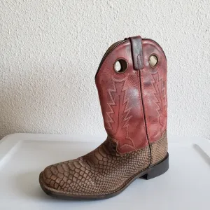 Smoky Mountains Mens Western Rodeo Farm Cowboy Square Leather Boots