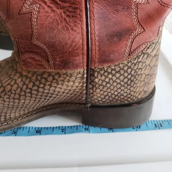Smoky Mountains Mens Western Rodeo Farm Cowboy Square Leather Boots