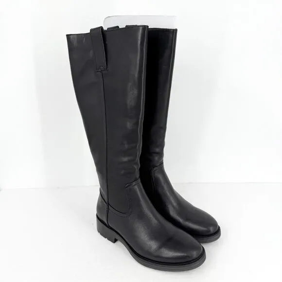 Sofft Womens Samantha II Tall Boots Size 9M Black Leather Water Resistant NIB
