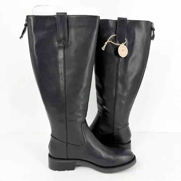 Sofft Womens Samantha II Tall Boots Size 9M Black Leather Water Resistant NIB