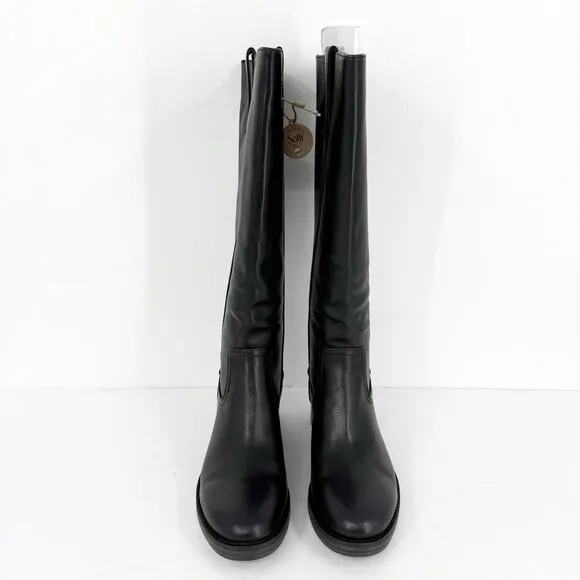 Sofft Womens Samantha II Tall Boots Size 9M Black Leather Water Resistant NIB
