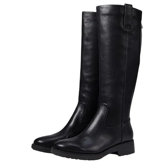 Sofft Womens Samantha II Tall Boots Size 9M Black Leather Water Resistant NIB