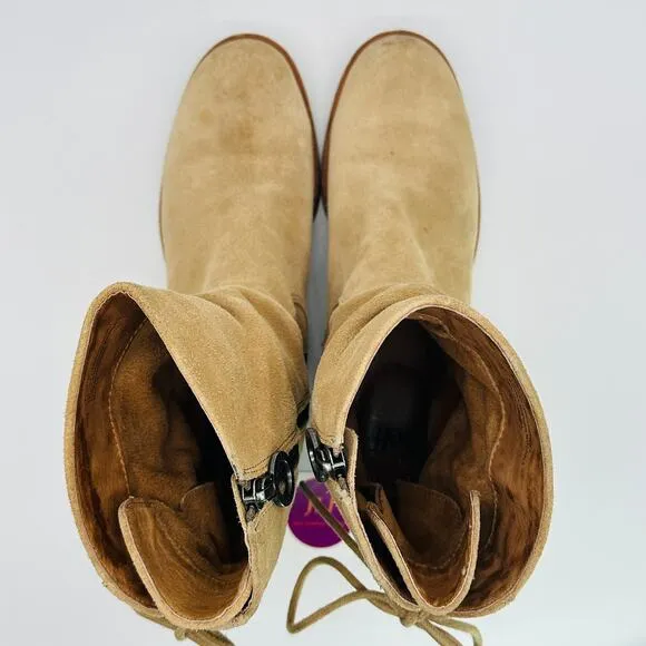 Sofft Women's Sharnell Low Brown Waterproof Suede Boots SF0034192 Size 10