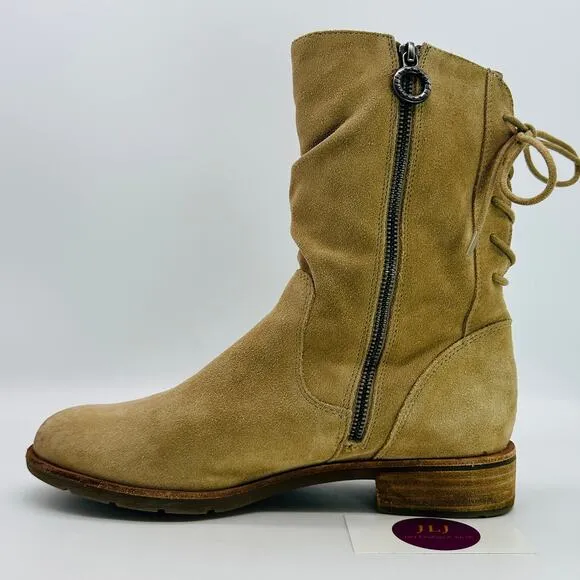 Sofft Women's Sharnell Low Brown Waterproof Suede Boots SF0034192 Size 10