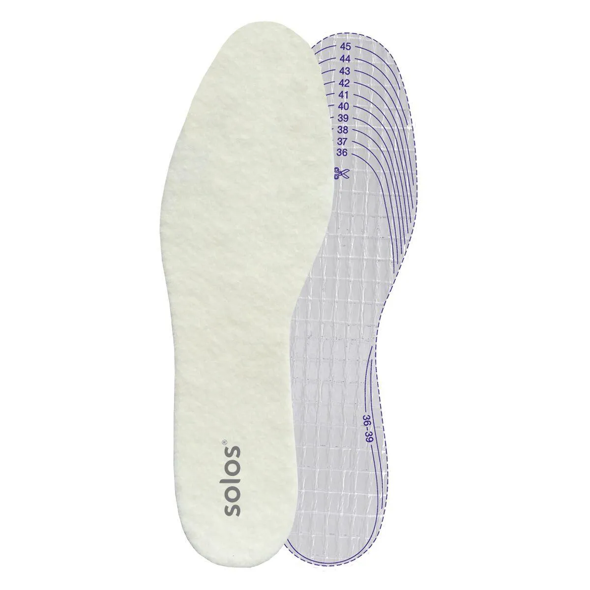 Solos Warm Thermo Insoles 36-46EU White