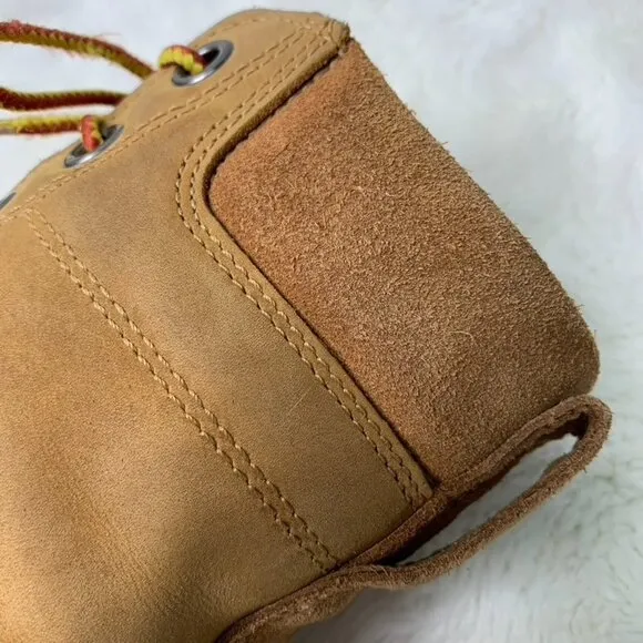 Sorel 1891-286 Kids Brown Waterproof Lace Up Duck Boots Size 3