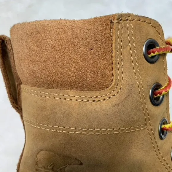 Sorel 1891-286 Kids Brown Waterproof Lace Up Duck Boots Size 3