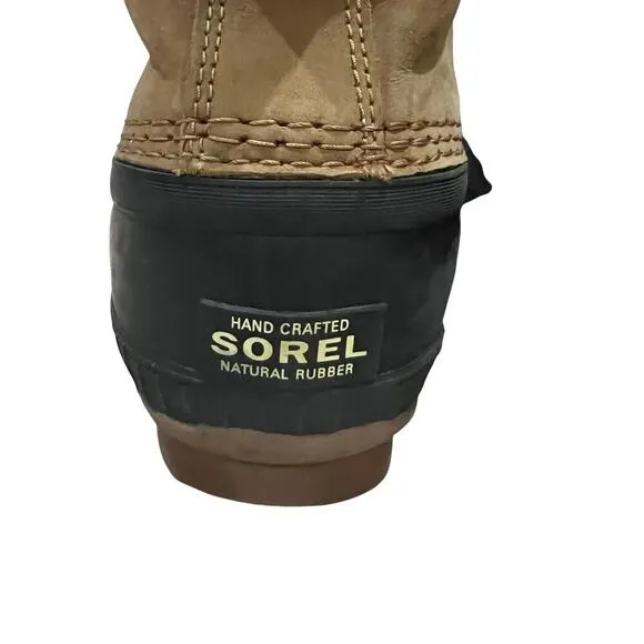 Sorel 2575-224 Cheyanne II Mens Winter Boots Chipmunk Brown Black US 9.5 UK 42.5