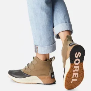 Sorel Ankle Boots in Black and Tan