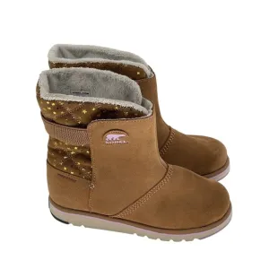 Sorel Boots Winter Women's Size 6 Brown Tan Stars Waterproof Brand New