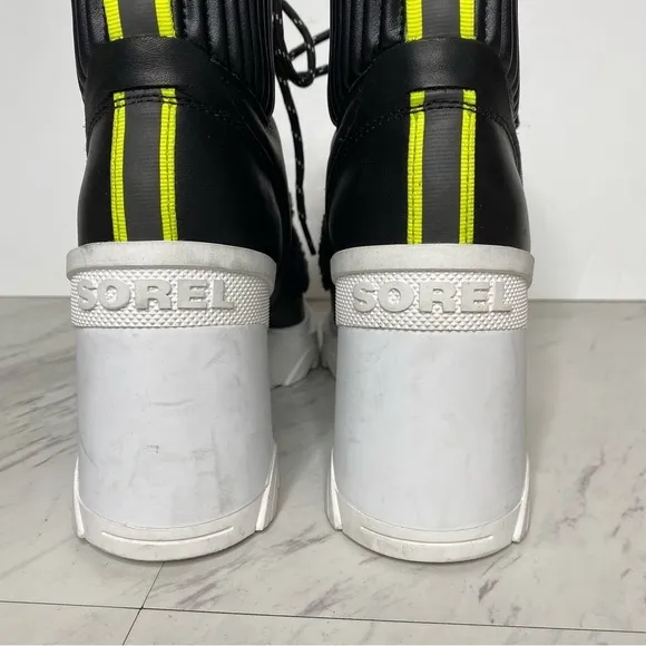 Sorel Brex Cozy Lace Up Heeled Boot 10 1/2