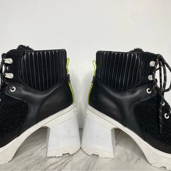 Sorel Brex Cozy Lace Up Heeled Boot 10 1/2
