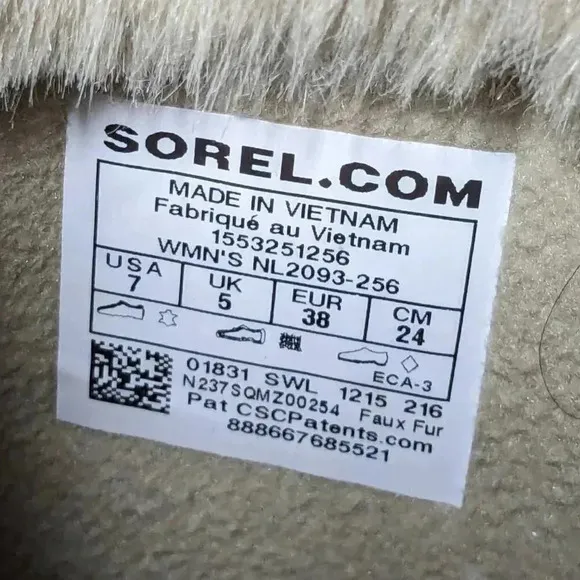Sorel Brown Boots Tivoli High Snow Winter II Waterproof Size 7