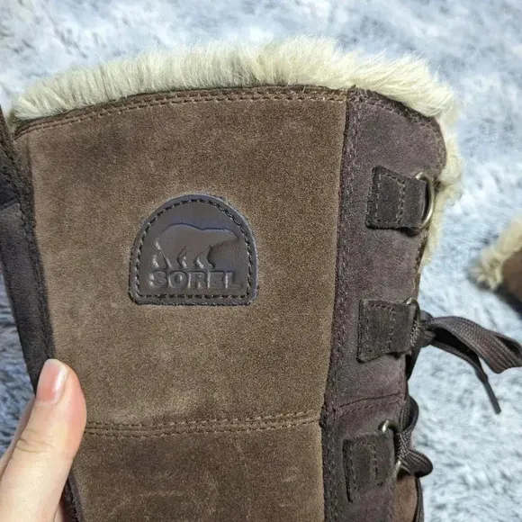 Sorel Brown Boots Tivoli High Snow Winter II Waterproof Size 7