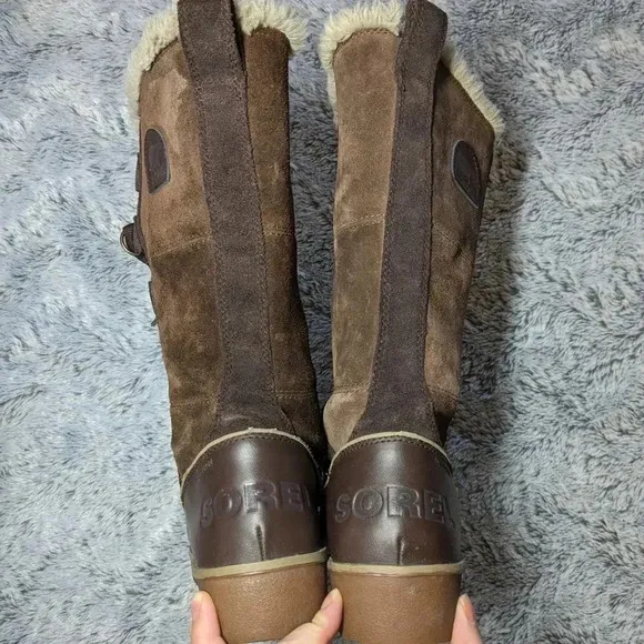 Sorel Brown Boots Tivoli High Snow Winter II Waterproof Size 7