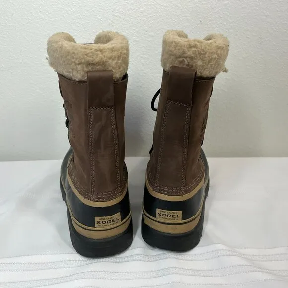Sorel Caribou Boots Mens Size 9 Waterproof with Liner